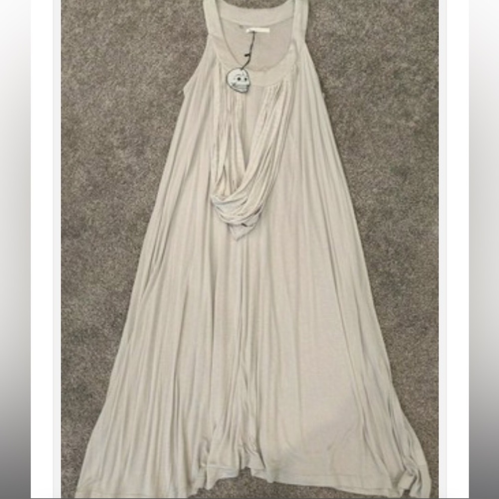 Cheap Monday Light Gray Sleeveless Midi Dress NWT - Picture 5 of 7
